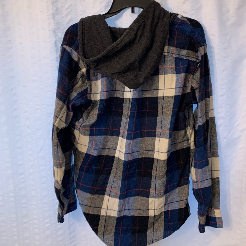 Mens Eddie Bauer Flannel With Hood